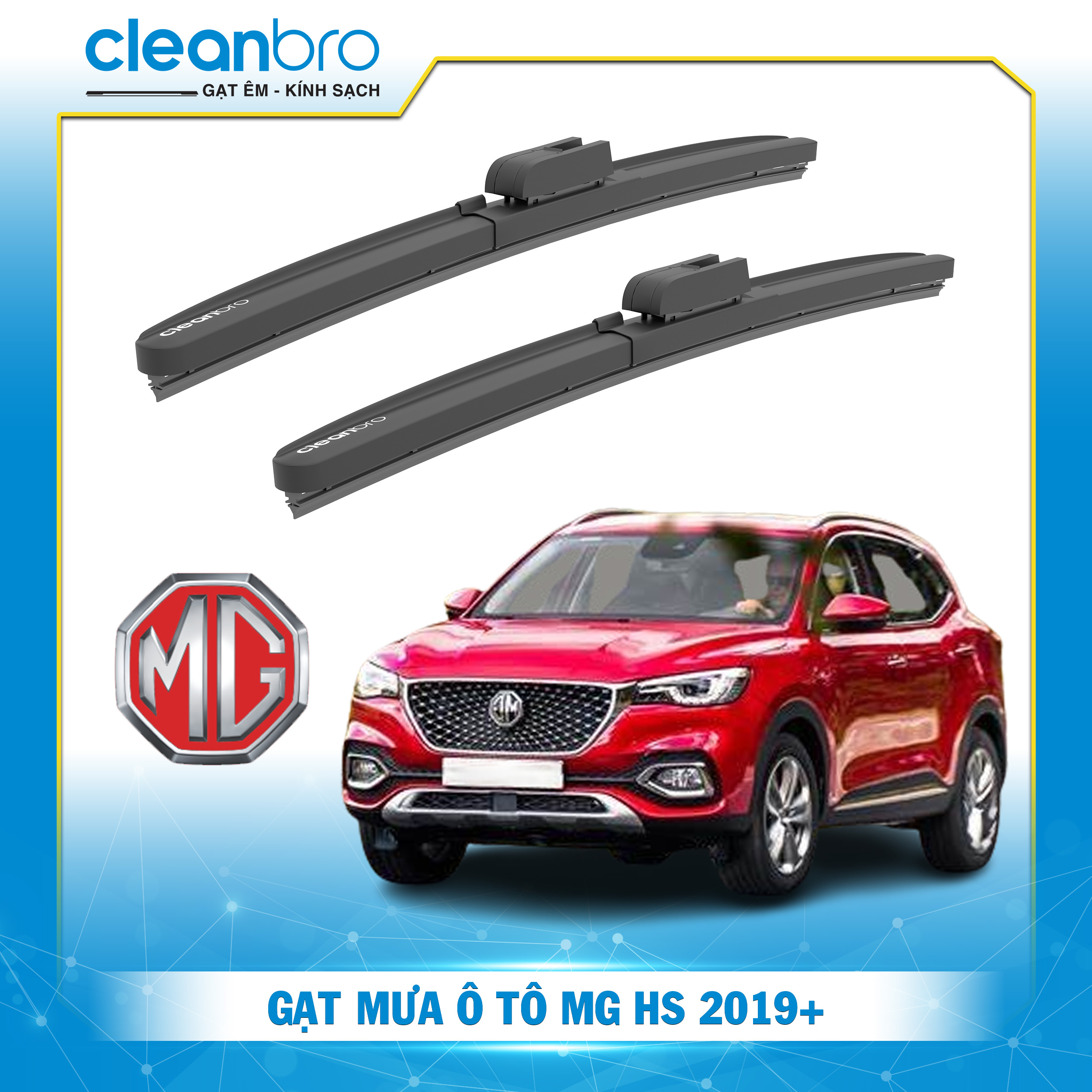 Gạt mưa ô tô hiệu ứng lá sen MG HS [2019+]